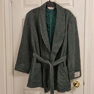 Men's Wool & Cashmere Blend half-length robe